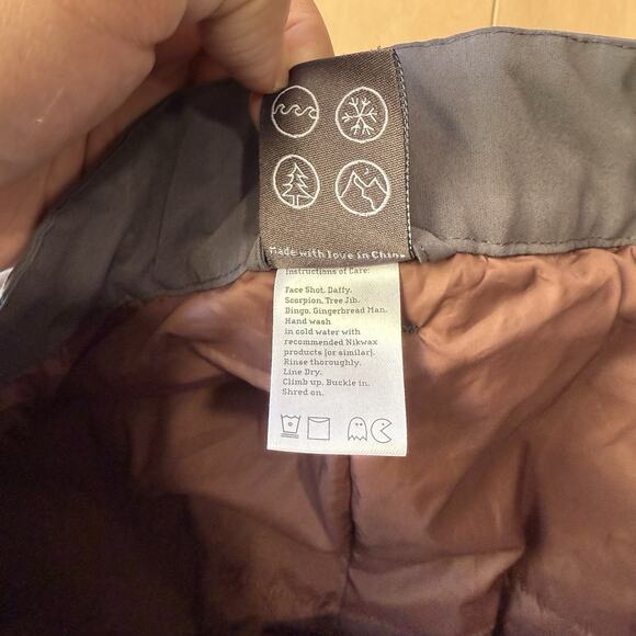 Flylow Snow Pants XL Gray Snowboard Ski Insulated Winter Outerwear Colorado - Picture 6 of 9